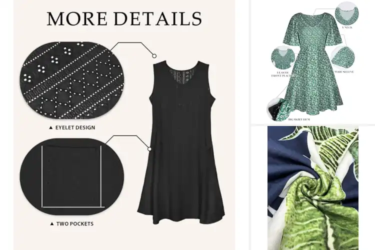 Detailed view of Best Casual Summer Sundresses With Pockets