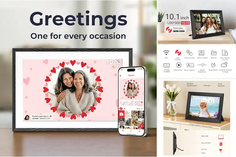 Detailed view of Best Digital Photo Frame Gifts: Share Your Favorite Memories