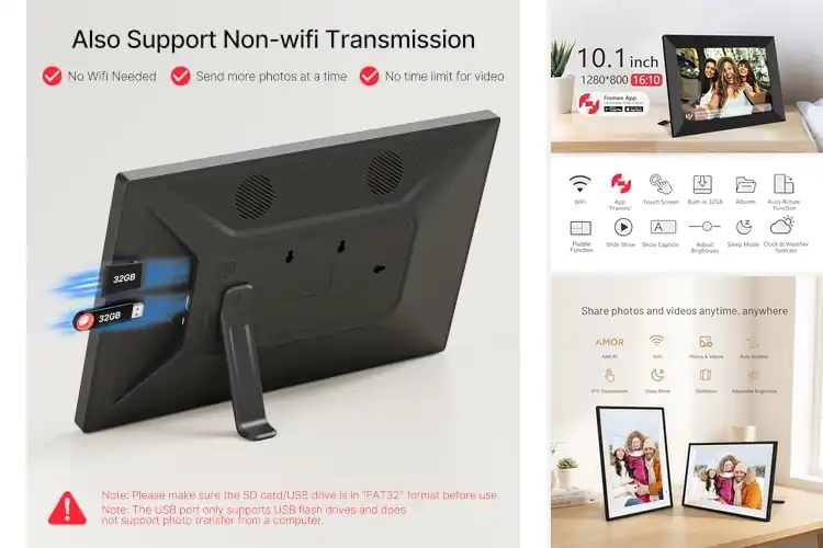 Detailed view of Best Large Memory Digital Frames: Keep Memories Alive