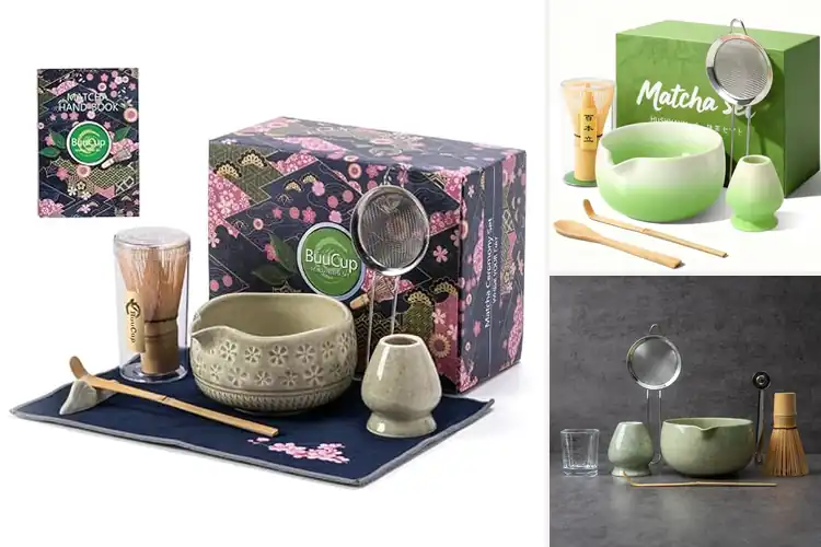 Detailed view of Best Matcha Gift Sets: Elevate Your Tea Ritual with Elegance
