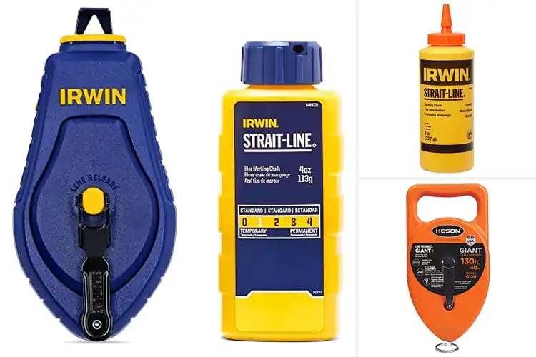 Detailed view of Best Outdoor Construction Chalk Lines