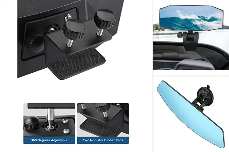 Detailed view of Best Panoramic Boat Mirrors