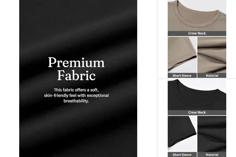 Detailed view of Best Short Sleeve T-Shirt Dresses