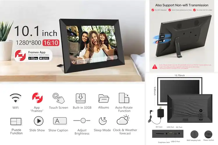 Detailed view of Best Wifi Digital Picture Frames